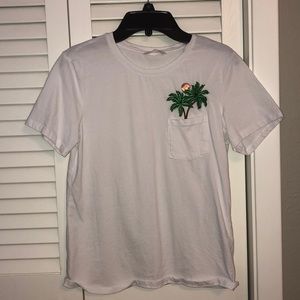 white palm tree shirt from h&m